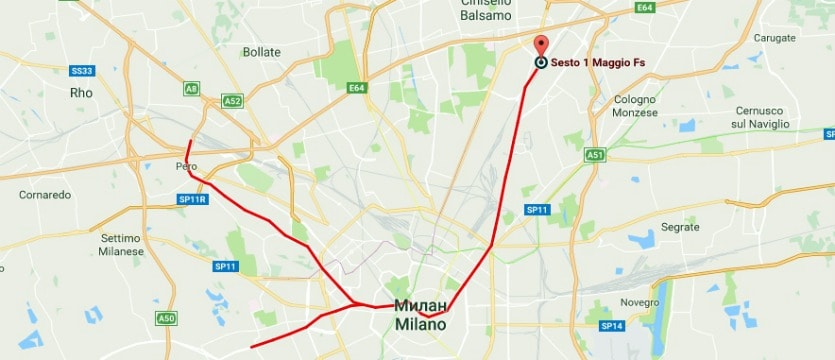 Метро в Милане